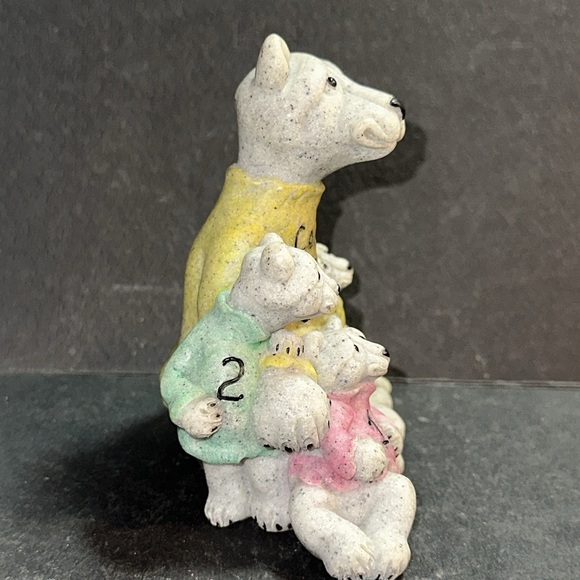 QUARRY CRITTERS ‘Count Your Blessings’ 2005 SECOND NATURE DESIGN Bear/cubs 45483 - Picture 4 of 7